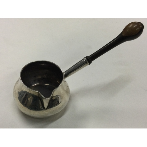 113 - A good George III silver brandy pan. London 1803. Approx. 89 grams. Est. £300 - £400.