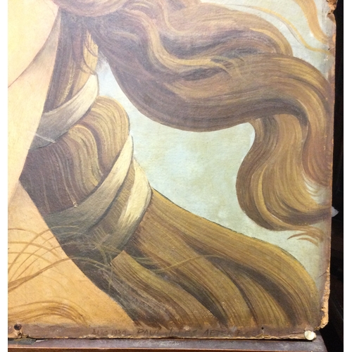 7 - An unframed picture of a stylish lady.