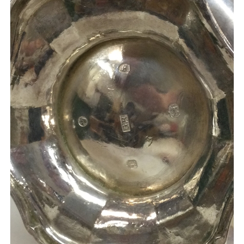 229 - A good Chinoiserie engraved silver teapot. London 1845. By George John Richards. Approx. 680 grams. ... 