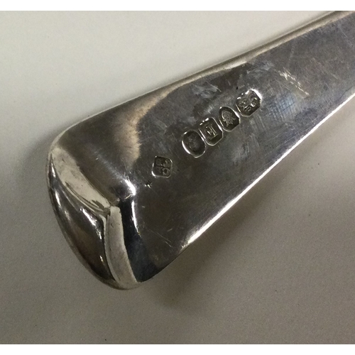 34 - A George III silver soup ladle. London 1801. By Christopher and Thomas Wilkes Barker. Approx. 178 gr... 