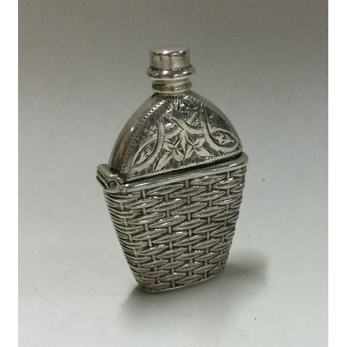 11 - A novelty silver vesta case in the form of a scent bottle. Birmingham 1901. Approx. 15 grams. Est. £... 