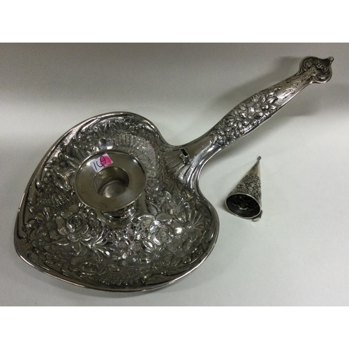 149 - TIFFANY & CO: A good silver chamberstick. London circa 1880. Approx. 270 grams. Est. £1000 - £1500.