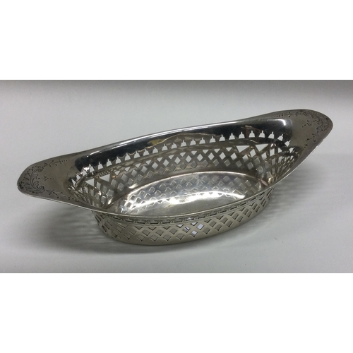 2 - An attractive silver bonbon dish. Sheffield. By HA. Approx. 68 grams. Est. £30 - £40.