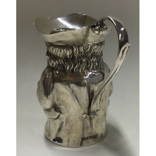 8 - A novelty silver toby jug with original registration number. Birmingham 1911. By William Davenport. ... 