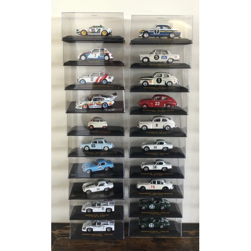 368 - Twenty various boxed model racing cars by IXO models. Est. £20 - £30.