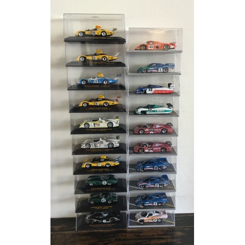 370 - Twenty various boxed model racing cars. Est. £20 - £30.