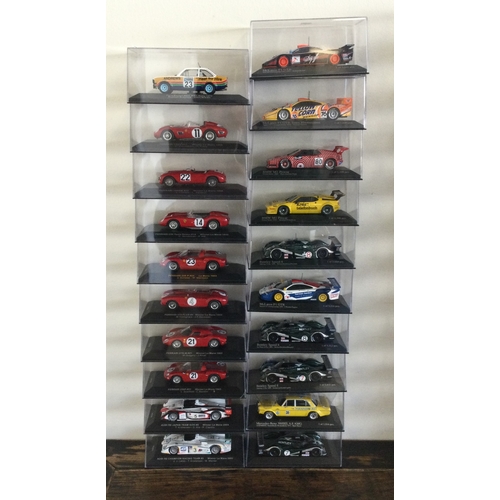 372 - Twenty various boxed model racing cars. Est. £20 - £30.