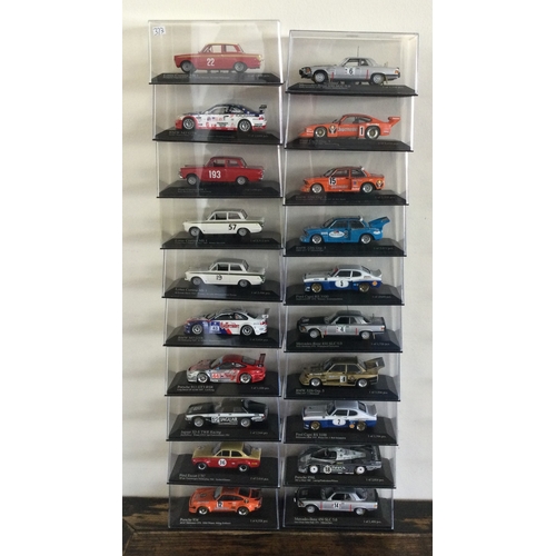 373 - Twenty various boxed model racing cars. Est. £20 - £30.