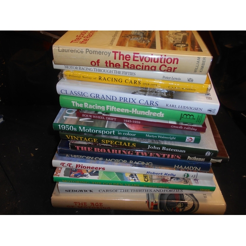 152 - BOOKS: DUMONT, P: The Age of Motoring 1965, plus KELLY, R: T.T. Pioneers  1966, plus 12 others (14).... 