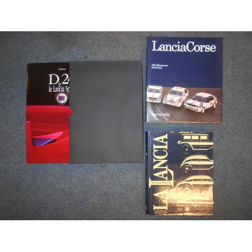 43 - BOOKS: LANCIA: ROSANI, G: De24 Le Lancia Sport 1991, s/case, plus  MANGANARO, A: Lancia Corse 1988, ... 