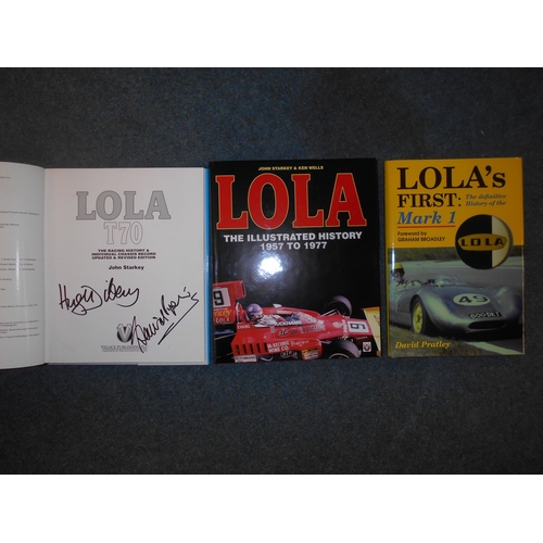 47 - BOOKS: LOLA: STARKEY, J: Lola The Illustrated History 1957 to 1977, 1998, plus PRATLEY, D: Lola's Fi... 