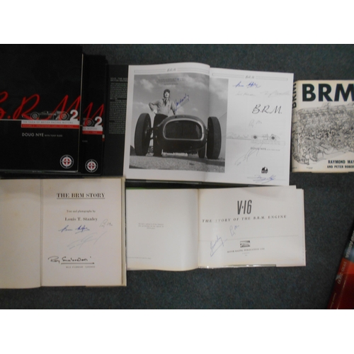 65 - BOOKS: BRM: NYE, D: BRM 2 vols. 1994/2003, ltd. 2500, Vol. 1 with 8 signatures, 2 copies of Vol. 2),... 