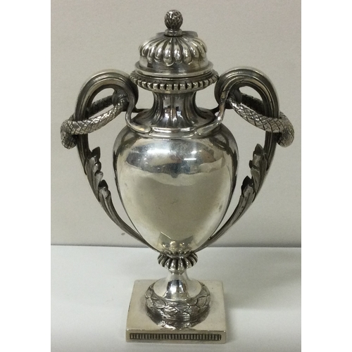 188 - A novelty silver trophy. London 1940. Approx. 151 grams. Est. £200 - £300.