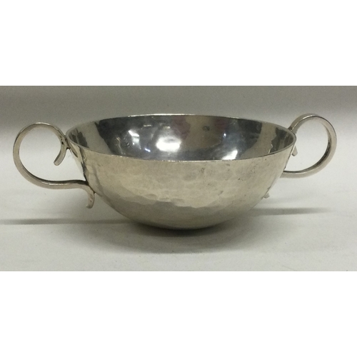 200 - A good quality silver two handled bowl. London. By DJA. Approx. 42 grams. Est. £30 - £50.