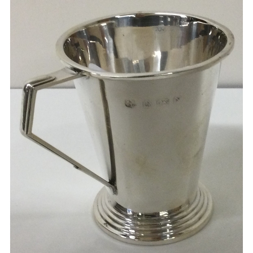 204 - A novelty silver christening mug. Birmingham 1937. By Barker Brothers. Approx. 67 grams. Est. £60 - ... 