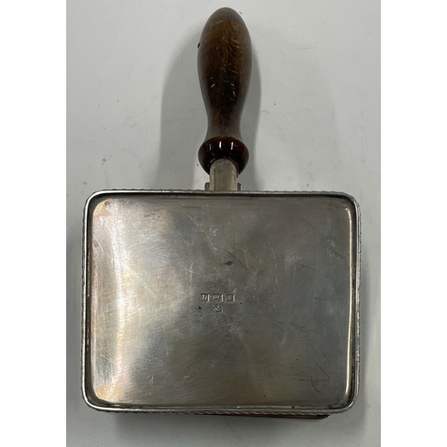 32 - A silver sardine dish with engraved lid. Birmingham 1969. By JBC & S Ltd. Approx. 177 grams gross we... 