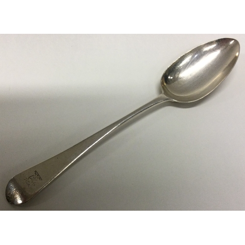 38 - YORK: A silver dessert spoon. 1812. By RC&JB. Approx. 34 grams. Est. £25 - £30.