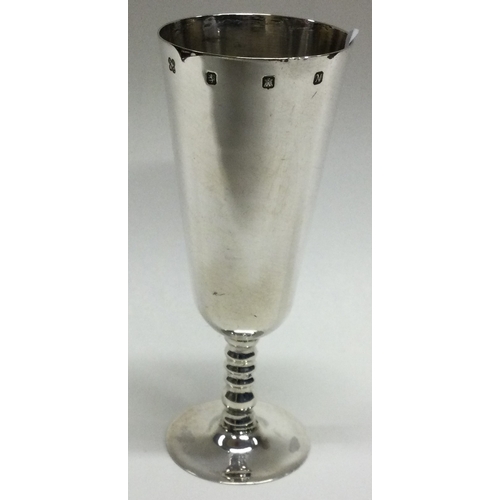 40 - EDINBURGH: A silver goblet by The Isle of Mull Silver Company (Philip D A Campbell). 1987. Approx. 4... 