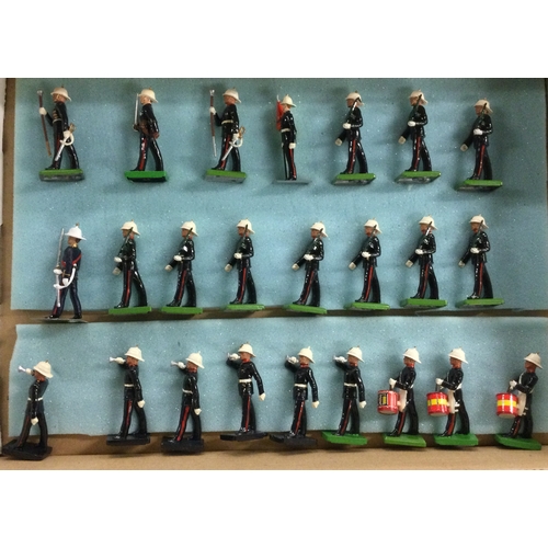 34 - BRITAINS: A set of twenty-four painted figures. Est. £20 - £30.