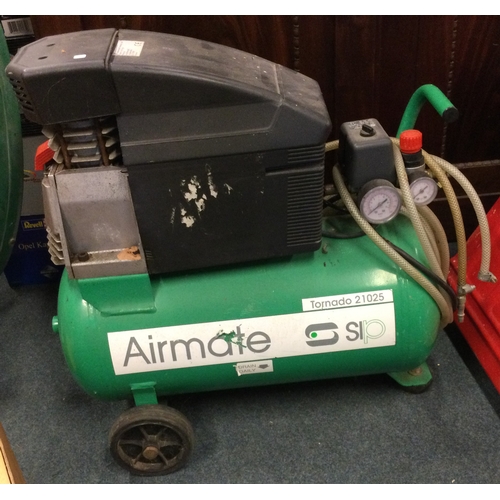 844 - A Sip Airmate Tornado compressor.  Est. £50 - £80.