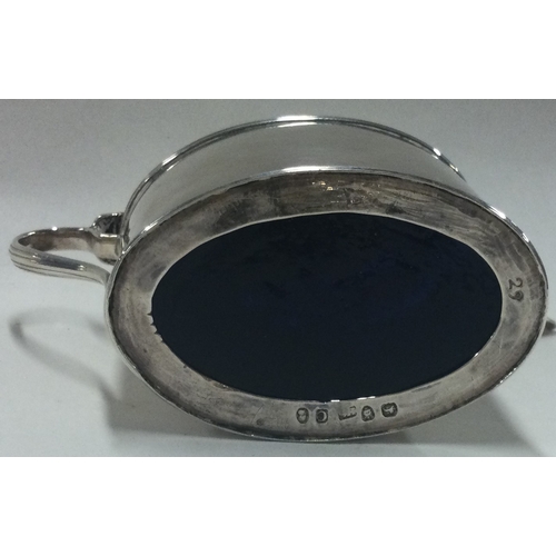 106 - An 18th Century George III silver mustard pot with spoon. London 1798. Approx. 98 grams. Est. £100 -... 