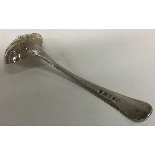 247 - PETER & ANN BATEMAN: A George III silver fruit sifter spoon. London 1813. Approx. 42 grams. Est. £40... 