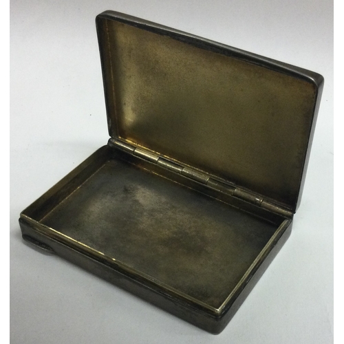 288 - An early 20th Century Continental silver and enamelled snuff box. Approx. 82 grams. Est. £200 - £300