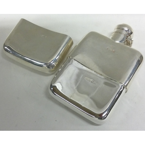 360 - CHESTER: A silver flask with detachable cup. 1902. By Stokes & Ireland Ltd. Approx. 174 grams. Est. ... 