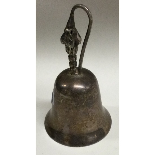 380 - A small silver table bell. Approx. 42 grams. Est. £20 - £30.