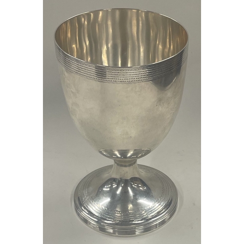 414 - A large Victorian silver wine goblet. London 1859. By Edward & John Barnard. Approx. 221 grams. Est.... 