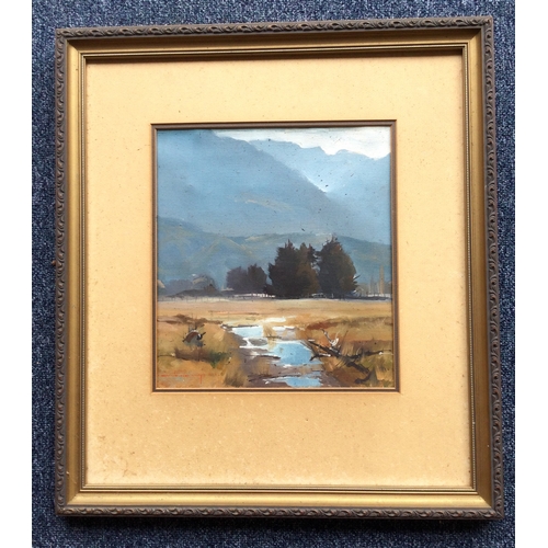 1050 - COLIN WYNN: (New Zealand, born 1950): A framed oil on canvas entitled, 