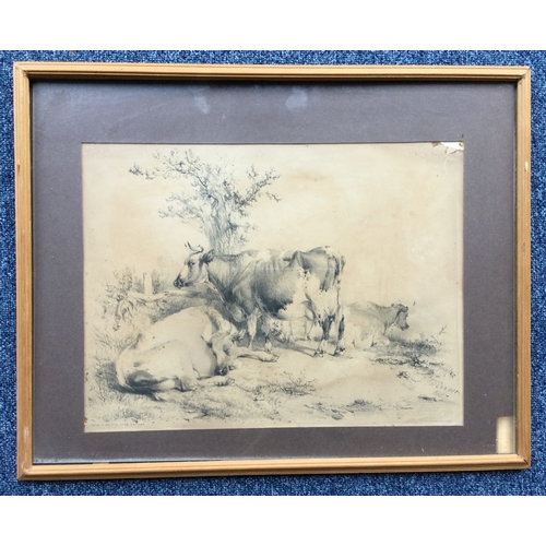 1058 - A pair of framed and glazed farming prints. Various sizes. Est. £20 - £30.