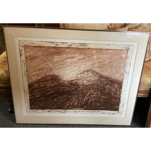 1122 - DAVID DEVERELL: A framed artist's proof entitled 