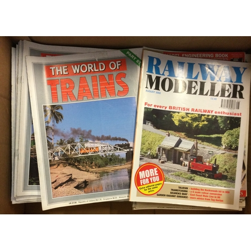 1176 - A selection of 'The World of Trains' magazines etc. Est. £10 - £20.