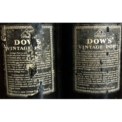 1200 - Two x 75cl bottles of Dow's 1983 Vintage Port. Bottled 1985. Est. £20 - £30.