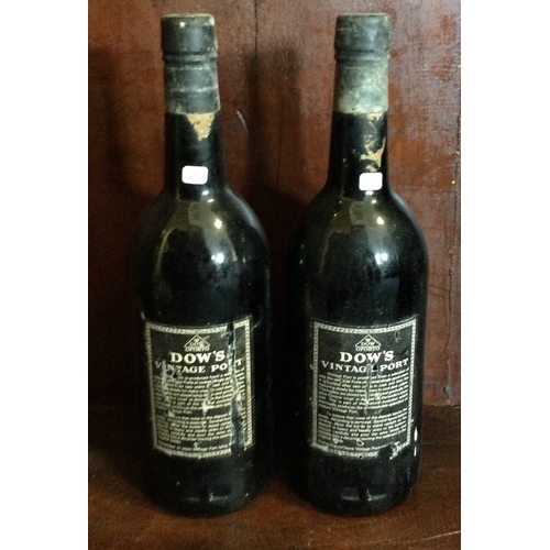 1201 - Two x 75cl bottles of Dow's 1983 Vintage Port. Bottled 1985. Est. £20 - £30.