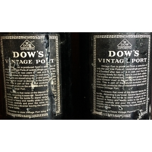 1201 - Two x 75cl bottles of Dow's 1983 Vintage Port. Bottled 1985. Est. £20 - £30.