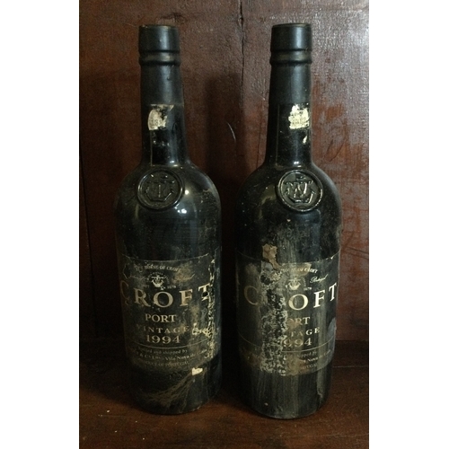 1207 - Two x 75cl bottles of Croft Port Vintage 1994. Est. £60 - £80.