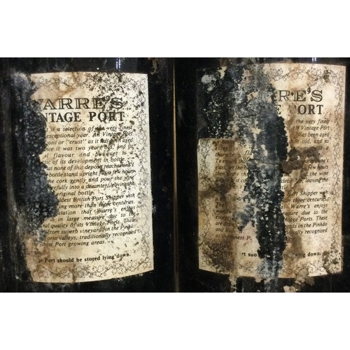 1237 - Two x 75cl bottles of Warre's 1991 Vintage Port. Bottled 1993. Est. £150 - £200.