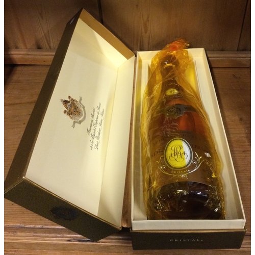 1246 - A boxed 750ml bottle of Louis Roderer Cristal Champagne Brut. Est. £80 - £120.