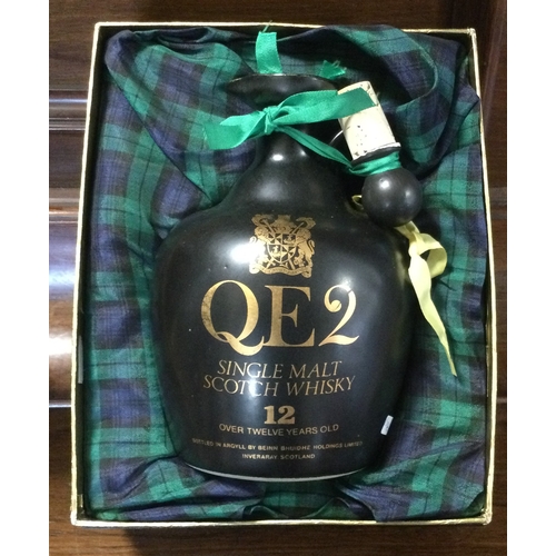 1247 - A boxed QE2 commemorative 26 2/3 fl ozs bottle of 12 Years Old Single Malt Scotch Whisky. Est. £20 -... 