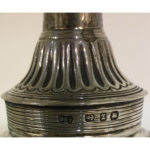 174 - A good Georgian style wine funnel with reeded decoration. Birmingham. Approx. 103 grams. Est. £80 - ... 