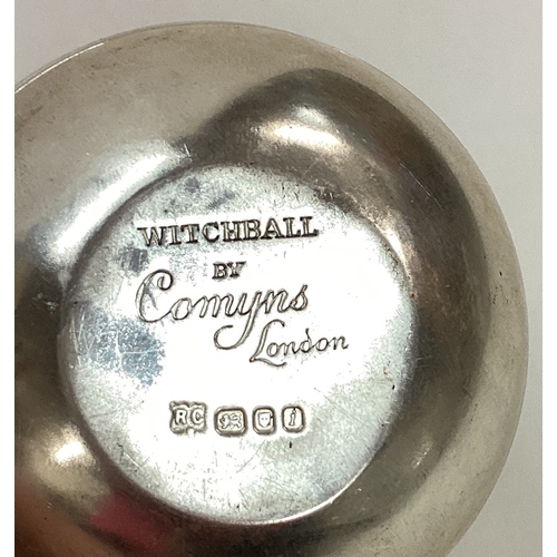 189 - A witchball silver lighter. By Comyns. Approx. 300 grams. Est. £80 - £120.