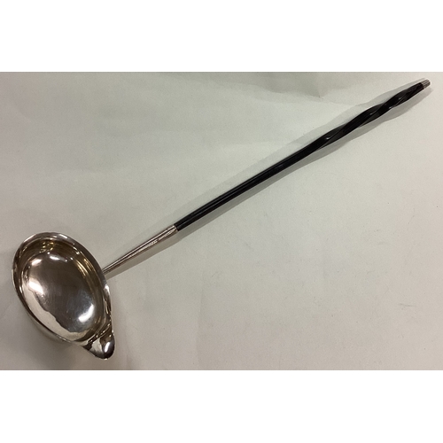 56 - A rare 18th Century Georgian silver and whalebone toddy ladle. London 1792. By Joshua Jackson. Appro... 