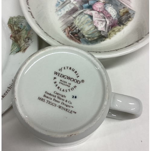 619 - BEATRIX POTTER: A four piece Wedgwood 