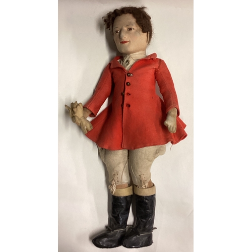 706 - A small 1930's Deans Miniature Rag Doll figure of Mickey Mouse together with other dolls etc. Est. £... 