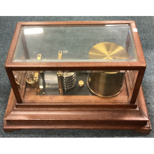 750 - A mahogany cased barograph. Est. £50 - £80.