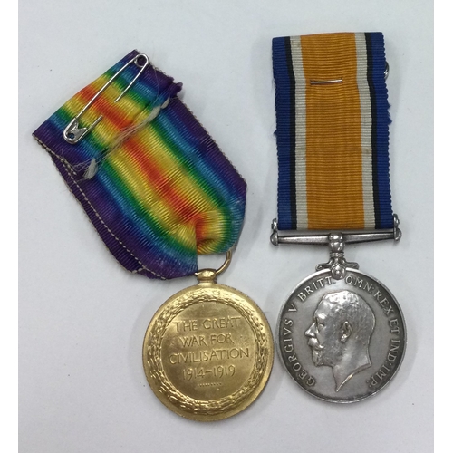 789 - A pair of WWI medals presented to 