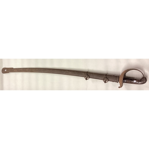 811 - A British 1821 Pattern Heavy Cavalry Trooper's Sword. Est. £30 - £50.