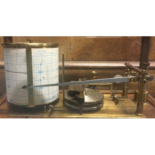 831 - A good Simplex barograph. Est. £80 - £120.